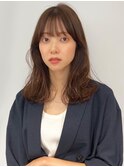 大人可愛いくびれミディアム20代30代40代シルキーベージュ