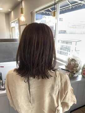 リト 天王寺阿倍野店(Retto:) ナチュラルレイヤーボブスタイル