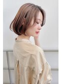 ボブ×小顔補正立体カット◎30代40代50代