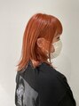 ヘアデザイン アニー(Hair Design Annie) アプリコットカラー人気です☆ご相談ください。