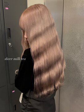 ベレーザ 渋谷(BELEZA) 11179艶髪マロンベージュ韓国風巻きミルクティーベージュロング