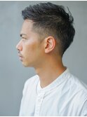 刈り上げグラデーション・メンズベリーショート