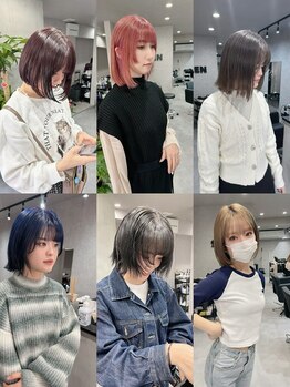 メイドバイスティーン(MADE BY STEEN)の写真/第一印象を左右する顔周りのカットはお任せ♪カット技術に自信有◎あなたの魅力を最大限に引き出します！