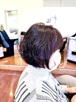 美容室プラザ 王寺店&nbsp;シルエットがキレイなショートウェーブ
