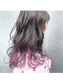 インナーカラー×ラベンダー