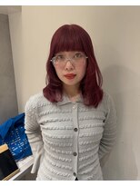 クペウファルベ(cope'u FARBE)&nbsp;落ちるワインレッド/ワンブリーチ