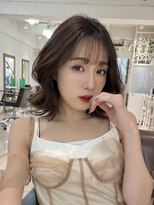 フォルテ 表参道店(FORTE) 【フォルテ千鶴】ハイライトカラー/アプリコットオレンジ/縮毛