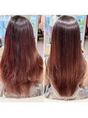自然なストレートヘアを叶える、プレミアム髪質改善縮毛矯正