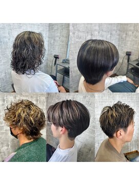 ダブ(DAB) 【ハイライト】デザインカラー 白髪ぼかし 栃木 宇都宮 鹿沼