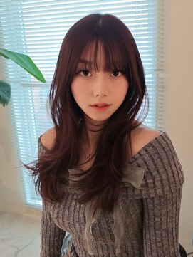 アンドシャルム 心斎橋(&CHALME) に合わせ小顔レイヤー