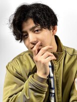 ヒロギンザバーバーショップ 大宮店(HIRO GINZA BARBER SHOP)&nbsp;縦落ちスパイラル　波巻きパーマ　大宮