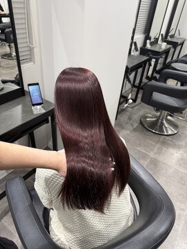 アイズ 横浜(IS) 【HARUNA指名限定】ブリーチなしWカラーでできるワインレッド