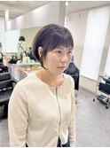 【片山陽基】オン眉バングとショートボブ