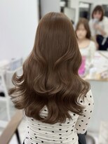 ハピネス 梅田茶屋町店(HAPPINESS)&nbsp;韓国風/レイヤーカット/顔周り/顔まわり/髪質改善/ベージュ
