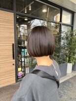 リールヘアー 大野城店(rire hair)&nbsp;ミニ ボブ/アッシュグレー