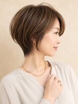 アビリタ(abilita) ショートカット ボブ 大人ショート ひし形シルエット 髪質改善