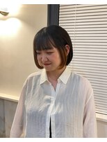 スリー(THREE) 【ボブ】顔まわりレイヤーで小顔魅せ愛されボブ