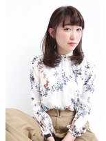 イソラブル(ISOLA-blu) 【ナチュラル可愛い】アッシュグレー×ミディアムボブ