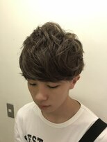 パティオンツー(PATIONN2)&nbsp;★夏のメンズミルクティーアッシュブラウンショートスタイル★