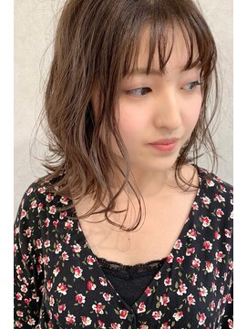 ケシキ大名(keshiki) 色っぽ小顔ミルクティーボブ