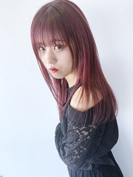 テクライズ 豊橋店(TECHRISE) ストレート×レッドバイオレット