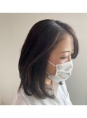 脱白髪染めハイライトカラー30-40代/西原晃