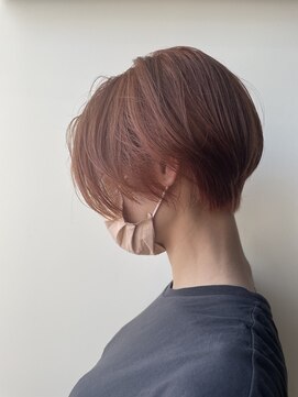 エイミー(Aimee) Aimee 町田 オレンジベージュ×大人ショート