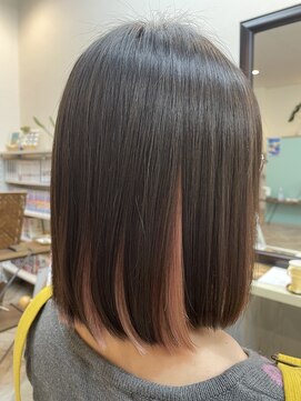 ヌーボヘアー(Nubo Hair) ペールピンクインナーカラー