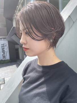 ヌード(NUDE) NUDEボブショート前髪なしショート20代30代40代大人ショートボブ