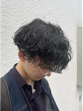 アカ(ACA) メンズカットパーマ波巻ツイストスパイラルパーマ札幌大通