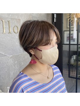 メゾン アヴァロ(Maison Avallo) お客様スナップ ハンサムショート/ハイライトカラー