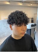 マッシュ×プードルパーマ