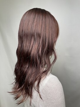 サラ ビューティー サイト 古賀店(SARA Beauty Sight) 【ピンクブラウン】20代30代/ワンカラ―/波巻き/チェリーレッド