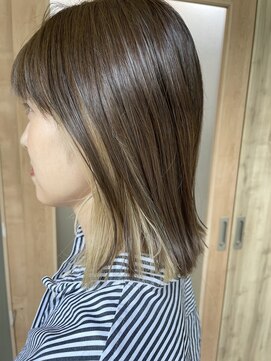 イイデ(iide) 秋冬もおすすめ！インナーカラー！