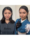 卒業式ヘアメイク 袴ヘアメイク 卒業式メイク カチモリヘア