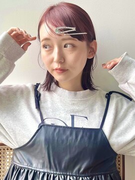 ディッセンバー 渋谷(December) ボルドーカラー/ブリーチなし/ダブルカラー/学割U24