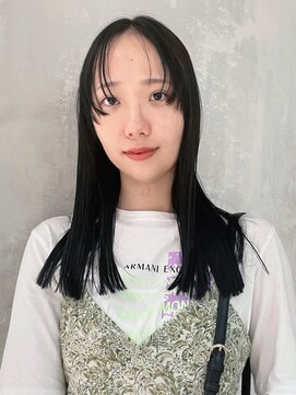 アイティーバイアルバム 八王子店(IT by ALBUM) 透明感カラー黒髪オリーブカラー_ba477661