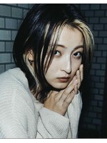 ボタニカ(Botanica)&nbsp;イヤリングカラー　ニュアンスカラー　外ハネボブ　30代