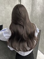 ノイズオオサカ 梅田店(NOISM OSAKA)&nbsp;アッシュグレーレイヤーカットアッシュ20代30代40代韓国ヘア艶髪