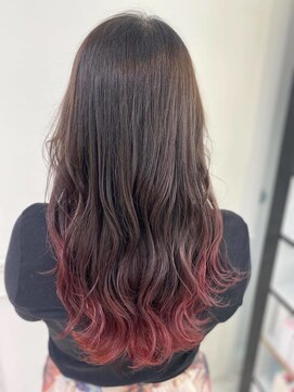 アプリバイリアン 浦和2号店(appri by Rien) グラデーション/ピンク/appri長島千夏