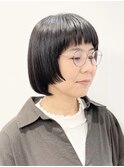 【松戸 藤原】ヒメカットボブ黒髪大人かわいい