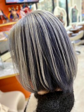 エターナルバイマティーナ(Eternal by MATINA) 【アンブレラシルバー×ネイビーグレー】池袋美容室