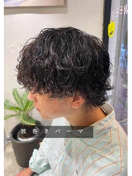 サニーサイドアップ 大宮(Sunny side up) 長谷川 波巻きパーマ