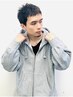 【メンズ限定】メンズカット+頭浸浴or眼浸浴ヘッドスパ+眉毛カット￥8800