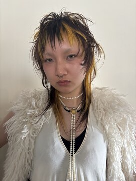 ナループロアツム(Nalu pu loa Tsum) デザインカラー/マレットヘア/マレット