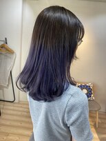 モリオ フロム ロンドン 成増店 【morio成増/一戸】グラデーションカラーラベンダー