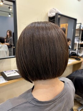 アルター(aL ter) 【オリーブカラー×ボブ】暗めカラー/グランマッシュ/中島真里奈