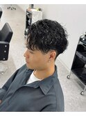 ツイストスパイラルパーマハーフバック