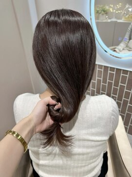 艶髪/グレージュ/くすみカラー/透明感カラー/質感再生カラー