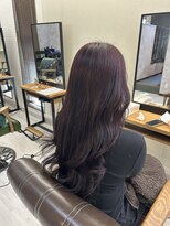 ビビ バイ マグ 岡谷店(bivi by Mag)&nbsp;春◎20代30代透明感ワインレッドカラー艶髪レイヤー